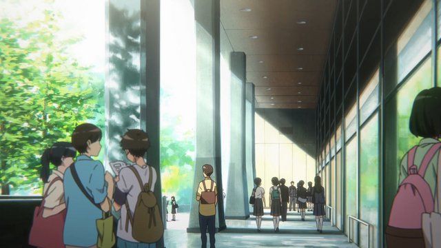 Modern building for band contest